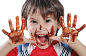 Os benefícios do chocolate para as crianças