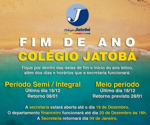 Fim de ano Colégio Jatobá
